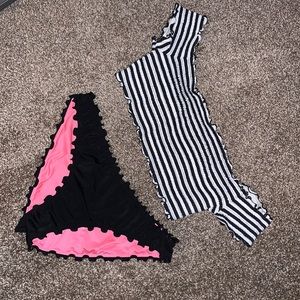 Pink swimsuit (top and bottom)